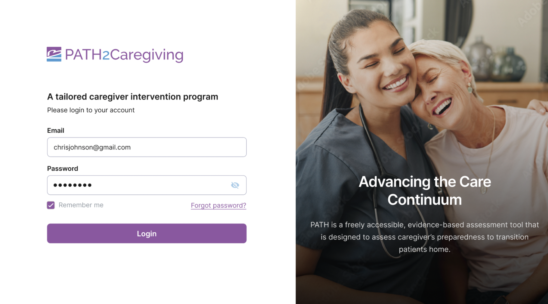 healthcare software development project path2caregiving